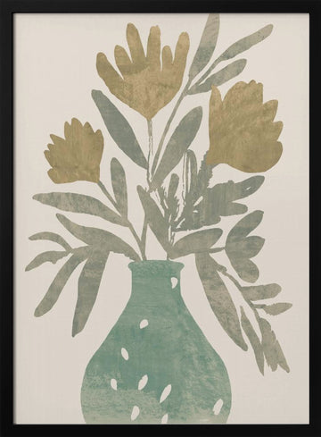 Boho Botanicals | Poster - Black Metal Frame Interior