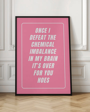 Sassy Mental Health Quote | Poster - Room Interior 1
