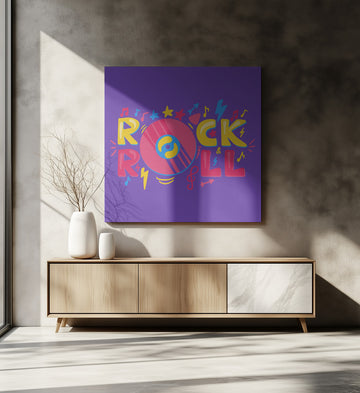 Rock And Roll Energy | Canvas - Room Interior 2