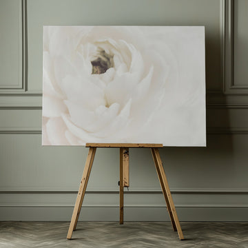 Soft White Bloom | Canvas - Canvas Interior
