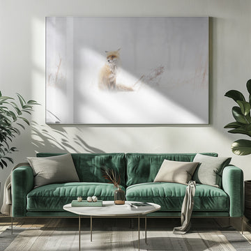 Red Fox In Winter Snow | Poster - Room Interior 1