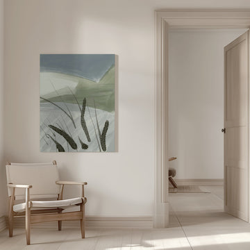 Abstract Reeds Landscape | Canvas - Room Interior 1