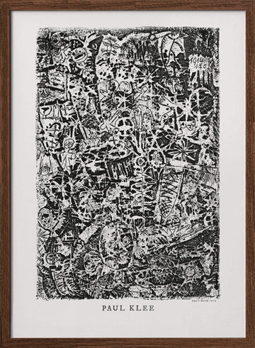Small World 1914 | Poster - Walnut Frame Interior