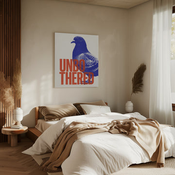 Unbothered Pigeon | Canvas - Room Interior 2