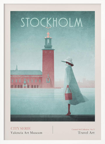 Stockholm-1 Stockholm City Hall | Poster - White Frame Interior