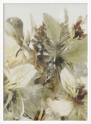 Hill Flowers 3 | Poster - White Frame Interior