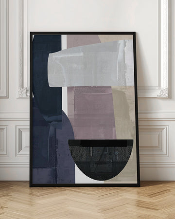 Modern Muted Geometry | Poster - Room Interior 1