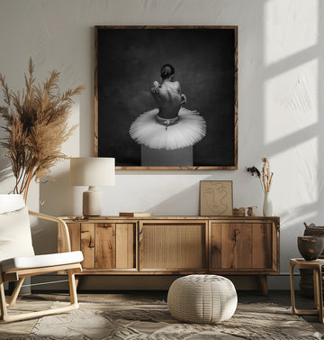 Graceful Ballerina Back | Poster - Room Interior 2