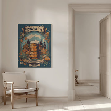 Oktoberfest Beer Stein Munich | Canvas - Room Interior 1