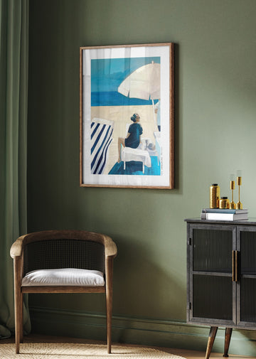 Beach Day Serenity | Poster - Room Interior 2