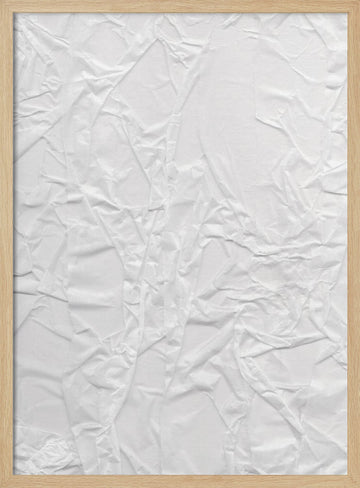 Crinkled Whispers | Poster - Wood Frame Interior