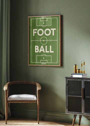 Football Field Layout | Poster - Room Interior 2