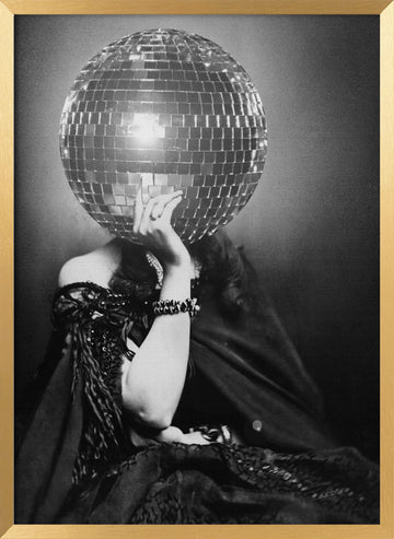 Glamorous Disco Mystery | Poster - Gold Frame Interior
