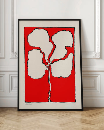 Red Flower | Poster - Room Interior 1