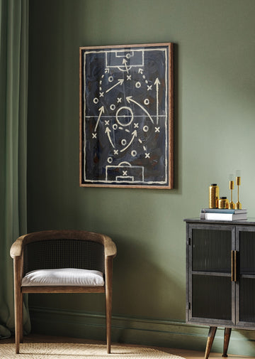 Football Play Diagram | Poster - Room Interior 2