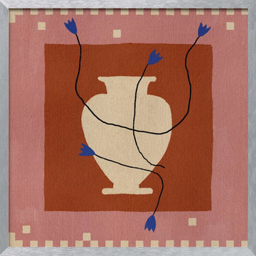 Out of Vase Blooms 7 | Poster - Silver Frame Interior