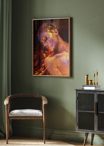 Sparkling Cosmic Woman | Poster - Room Interior 2