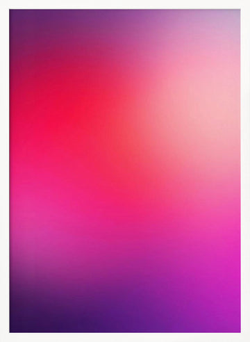 Abstract Color Blend | Poster - White Frame Interior