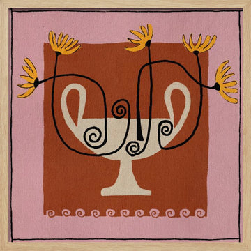 Out of Vase Blooms 12 | Poster - Wood Frame Interior