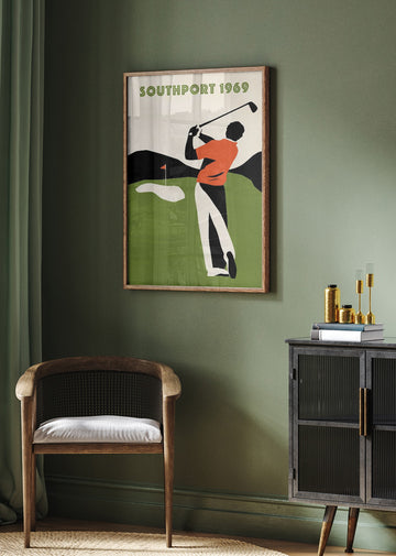 Southport Golf 1969 | Poster - Room Interior 2
