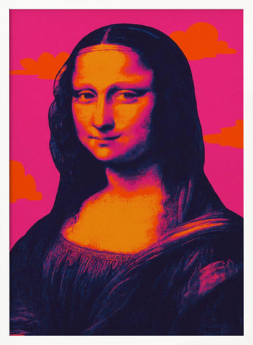Lamuse(neon Masters No 04) | Poster - White Frame Interior