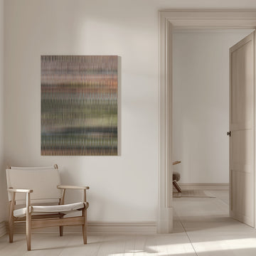 Soft Woven Abstract | Canvas - Room Interior 1
