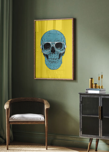 Cool Skull Aviators | Poster - Room Interior 2
