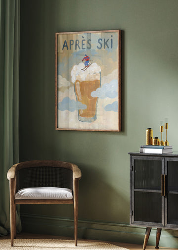 Après Ski Beer | Poster - Room Interior 2