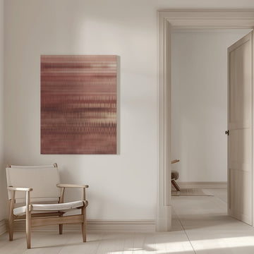 Warm Linear Flow | Canvas - Room Interior 1