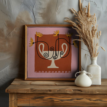Out of Vase Blooms 12 | Poster - Room Interior 1