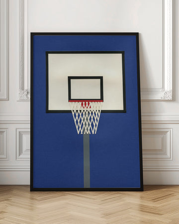 Modern Basketball Hoop | Poster - Room Interior 1