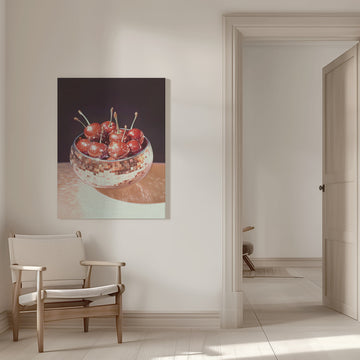 Sparkling Disco Cherries | Canvas - Room Interior 1