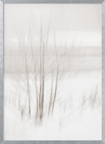 Ethereal Winter Woods | Poster - Silver Frame Interior