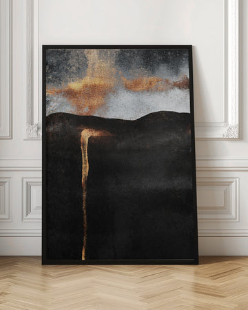 Molten Gold Cascade | Poster - Room Interior 1