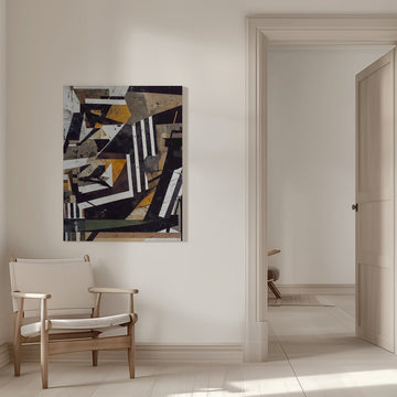 Geometric Tapestry | Canvas - Room Interior 1