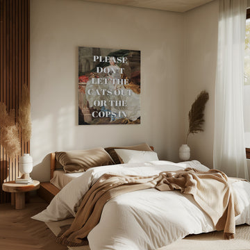 Regal Lady Funny Message | Canvas - Room Interior 2