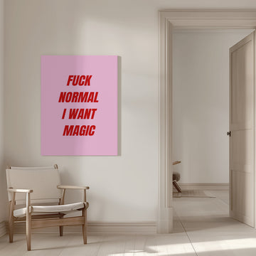 Pink Magic Statement | Canvas - Room Interior 1