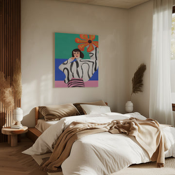 Vibrant Fashion Abstract | Canvas - Room Interior 2