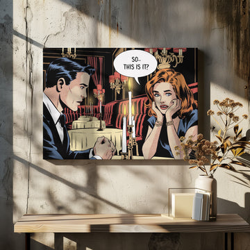 Dramatic Dinner Date | Canvas - Room Interior 2