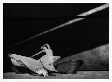 Graceful Shadow Dance | Poster - White Frame Interior