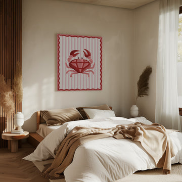 Pink Diamond Crab | Canvas - Room Interior 2
