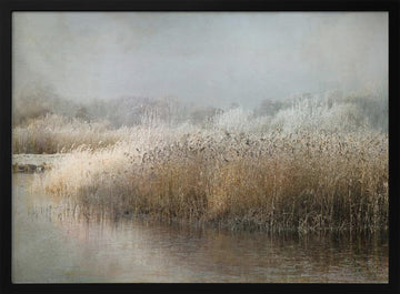 Wintermorning | Poster - Black Metal Frame Interior