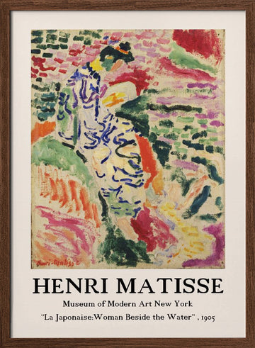 Colorful Serenity | Poster - Walnut Frame Interior