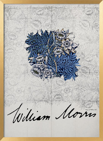 Tulip and Willow | Poster - Gold Frame Interior
