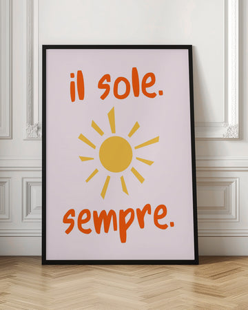 Italian Sun Always | Poster - Room Interior 1
