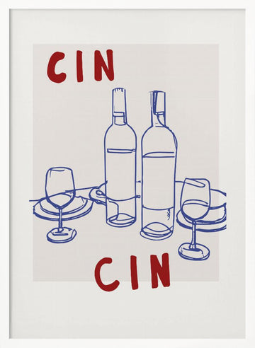 Toast Duo Delight | Poster - White Frame Interior