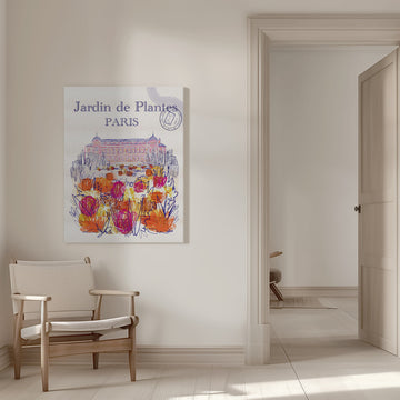 Jardin de Plantes Blooms | Canvas - Room Interior 1