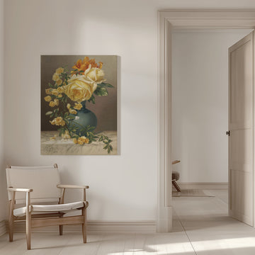 Marchal Niel Roses | Canvas - Room Interior 1