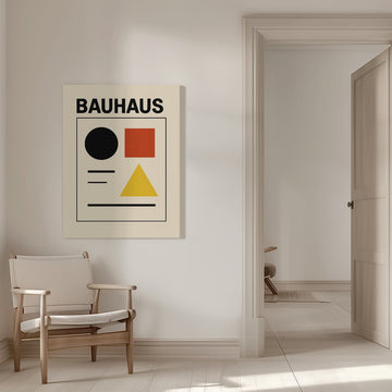 Bauhaus Primary Shapes | Canvas - Room Interior 1