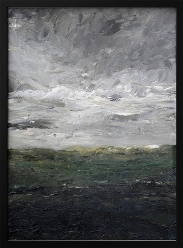 Landscape Study the Heath 1905 | Poster - Black Metal Frame Interior